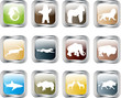 Tiere, Logos, Zeichen, Symbole, Design, Elements