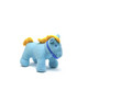 Blue toy horse on a white background Blue toy horse on a white background
