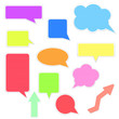 Vektor: Speech bubbles set Speech bubbles set