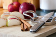 Apple Slices and Cinnamon Sticks Apple Slices and Cinnamon Sticks