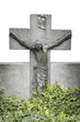 gravestone with christ