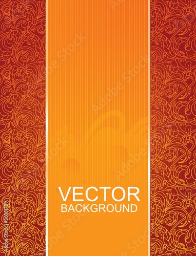 Vector: floral beautiful red background floral beautiful red background