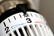Heizungzthermostat auf Sonne