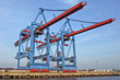 Containerterminal mit Kränen