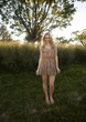 Backlit Blond in Sun Dress