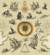 Old pirate map