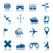 Navigation & transport icon set