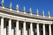 Colonnade in Piazza San Pietro (St Peter's Square) in Vatican