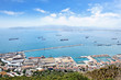 Blick auf Gibraltar und Meeresenge Blick auf Gibraltar und Meeresenge