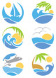 Set icons -- travel & vacation