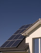 Dach mit Solarzellen