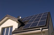 Dach mit Solarzellen