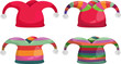 jester hat isolated vector illustration