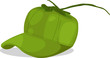 hat coconut fantasy party vector illustration