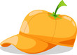 hat orange fantasy party vector illustration