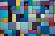 Multicoloured wall