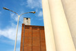 Alte Getreidemühle mit Silos Alte Getreidemühle mit Silos