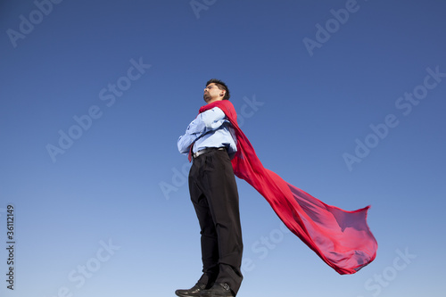 Photo: Businessman hero Businessman hero