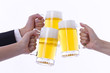ビールで乾杯