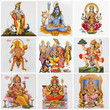 collage with hindu deities