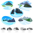 Amazing Mountain And Hills ICONs Amazing Mountain And Hills ICONs
