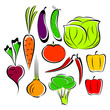 Different vegetables. Different vegetables.