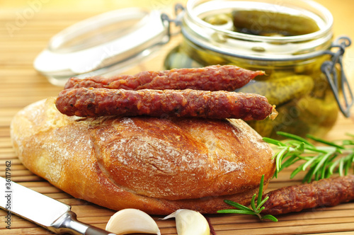 Photo: Brotzeit , Cabanossi Brotzeit , Cabanossi