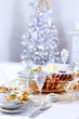 Place setting for Christmas
