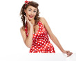 Pin-up girl. American style