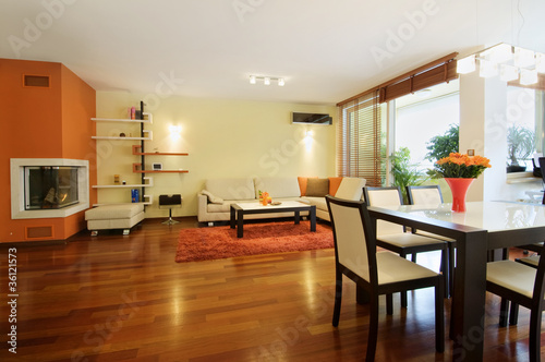 Photo: Modern living room interior Modern living room interior