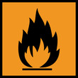 Gefahrstoffzeichen Entzündliche Stoffe Symbol