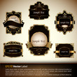 Vector set of luxury labels Vector set of luxury labels
