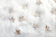 christmas white stars on fur snow christmas white stars on fur snow