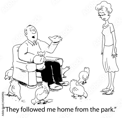 Illustration: Pigeons Pigeons