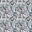 A large business collage with many persons A large business collage with many persons