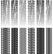 set of tire prints