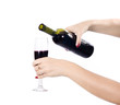 Wine being poured into wine glass