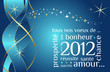 Carte de voeux nouvelle année 2012 Carte de voeux nouvelle année 2012