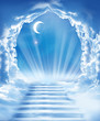 stairs in sky