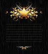 ornate frame with star and sabers