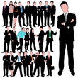 25 business people silhouettes 25 business people silhouettes