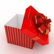Gift box over white background Gift box over white background