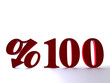 100 percent