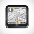 Gps navigator icon. Vector illustration. Gps navigator icon. Vector illustration.