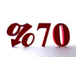 70 percent