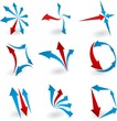 Abstract logo arrows