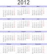 Kalender 2012