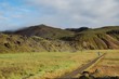 The path to the hot spring, Landmannalaugar, Iceland.