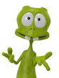 alien cartoon portrait alien cartoon portrait