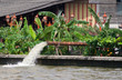 Pumping of flood water in Bangkok, Thailand